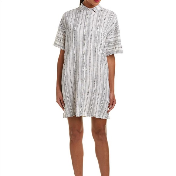 Derek Lam Linen Shirt Dress - Picture 4 of 4